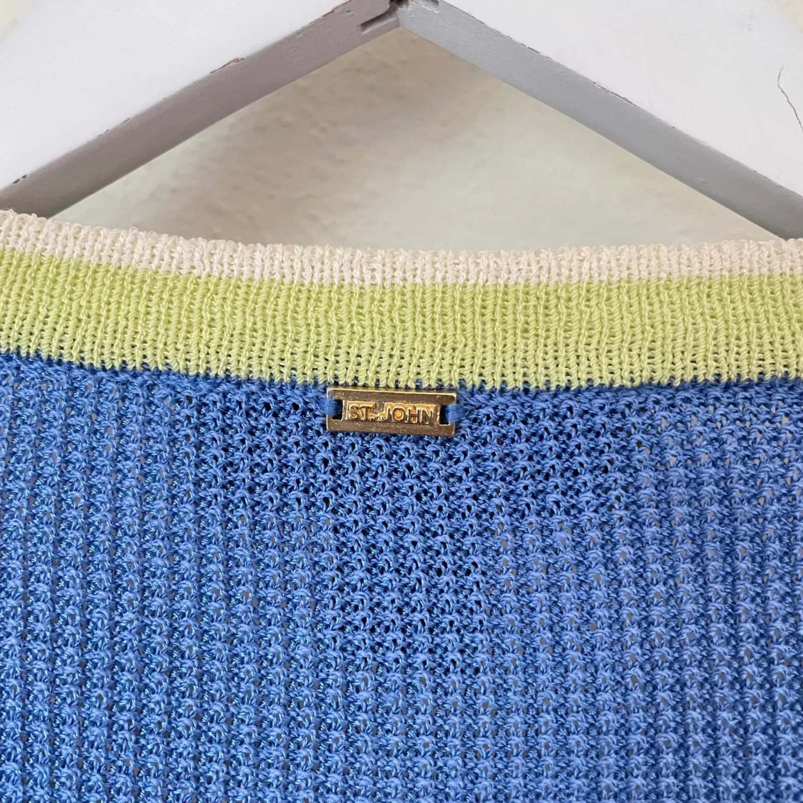 St. John  Santana Knit Patch Pocket Button Down Blazer Jacket - Image 5