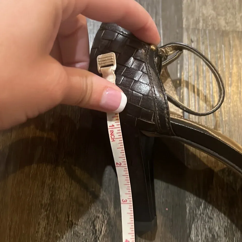 WILL NOT TAKE LESS  Classy Woven-Like Antonio Melani Heels - Image 9