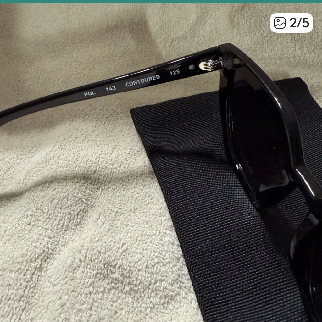 New Quay Cat Eye Polarized Sunglasses 
Contoured NWT - Image 3