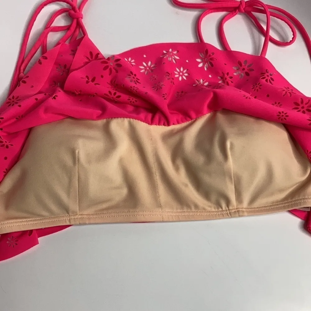 Victoria’s Secret‎ PINK hot pink bikini top size medium - Image 6