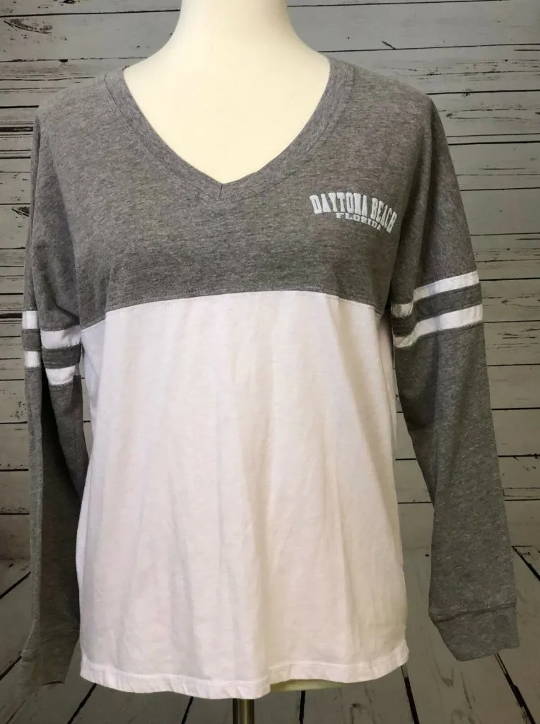 Daytona Beach Florida Sweatshirt Small Vacation Spring Break Pullover Souvenir Gray - Image 1