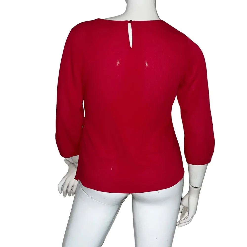 Status by Chenault draped side blouse Size L - Image 4