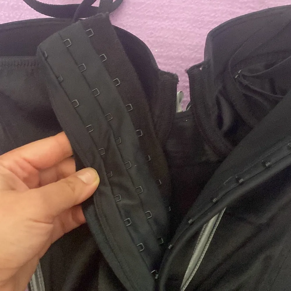 H & M black with grey corset - Image 7