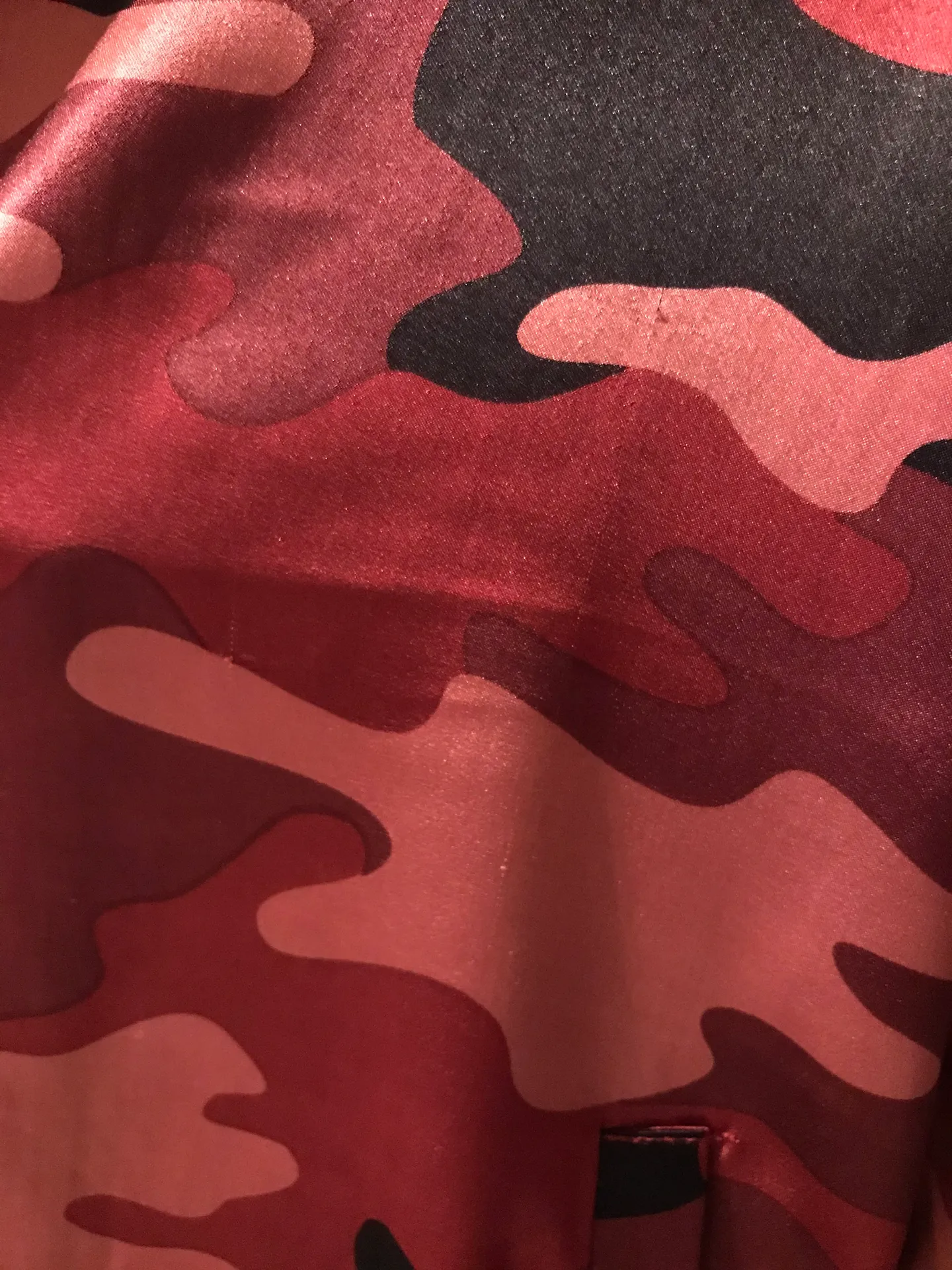 Satin Camo Bomber Jacket - Image 4