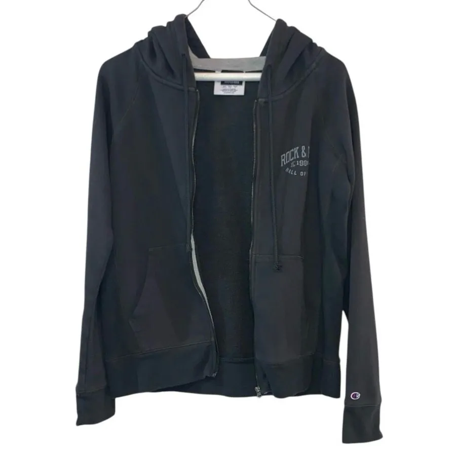 Champion Rock & Roll Hall of Fame Full Zip Hoodie Gray XS - Image 2