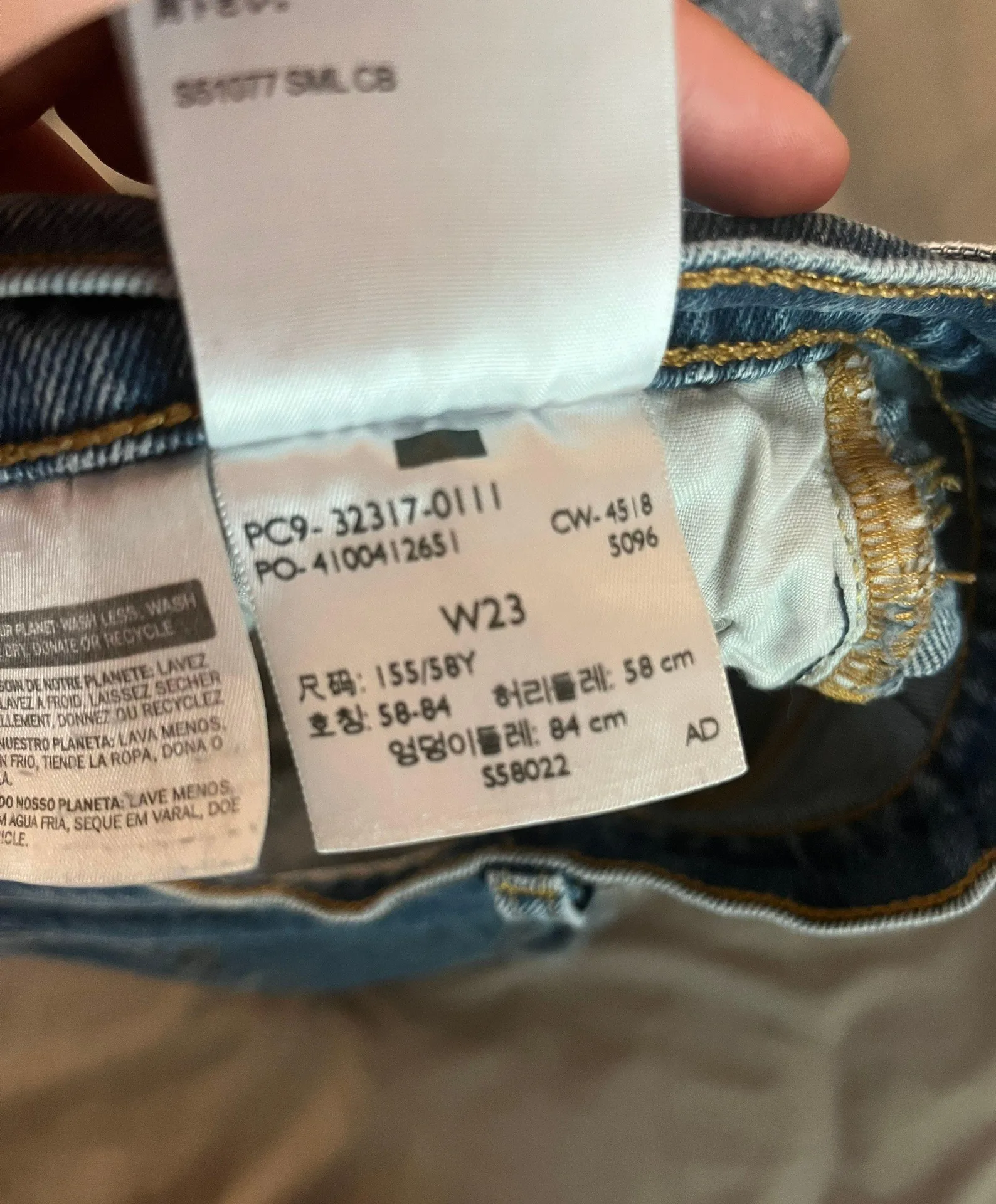 Levi's 501 Denim Shorts - Image 3