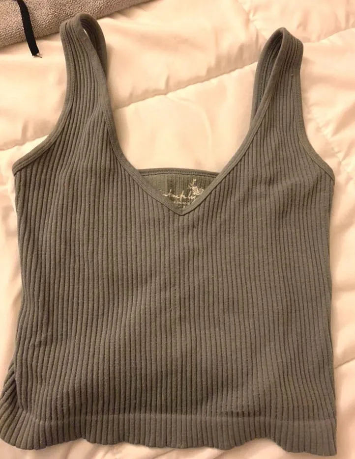 Free People Gray crop Top - Image 3