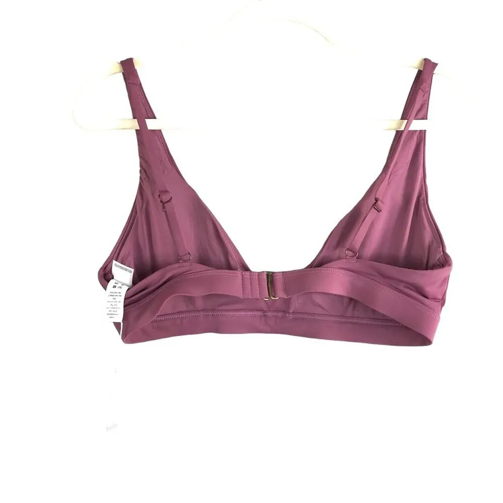 ANDIE Swim Top Women Sz M Purple Tahiti Eco Boho Feminine Retro Fairy Preppy NWT - Image 6