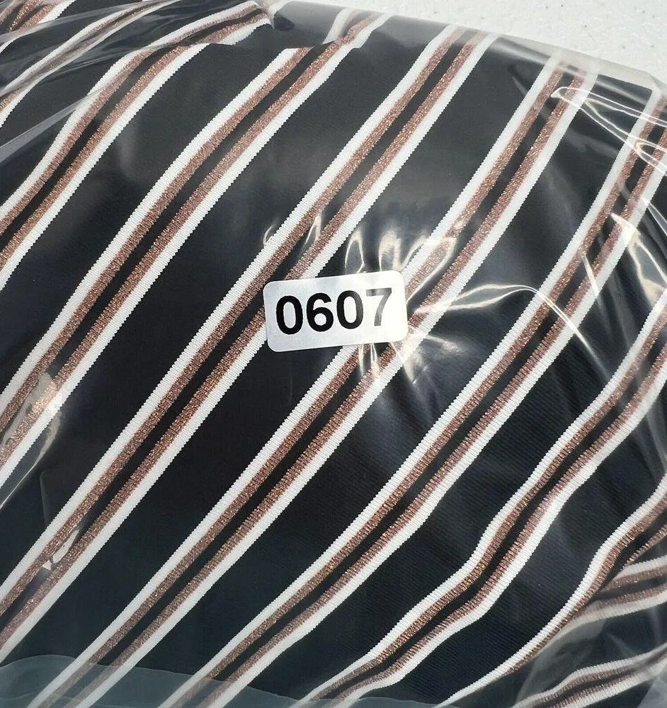 Torrid Plus 3X Bikini Top Multi Metallic Stripe Wireless Flounce Wireless Sexy - Image 14