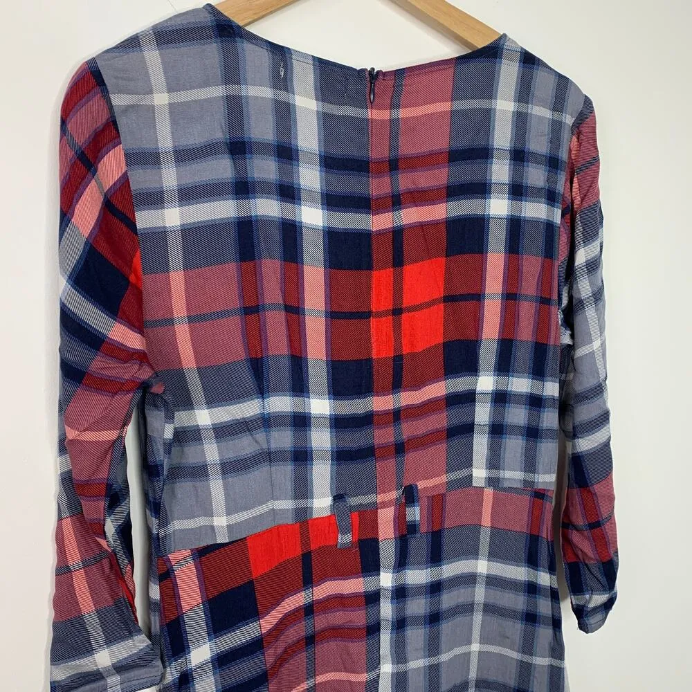 Modest Plaid Dress Medium - Polagram - Image 6