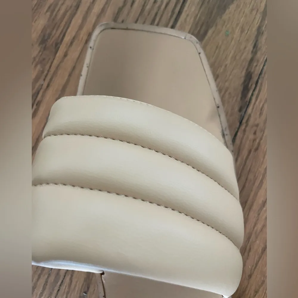 Vici Skye Padded Square Toe Sandal - Nude - 8.5 - Image 3