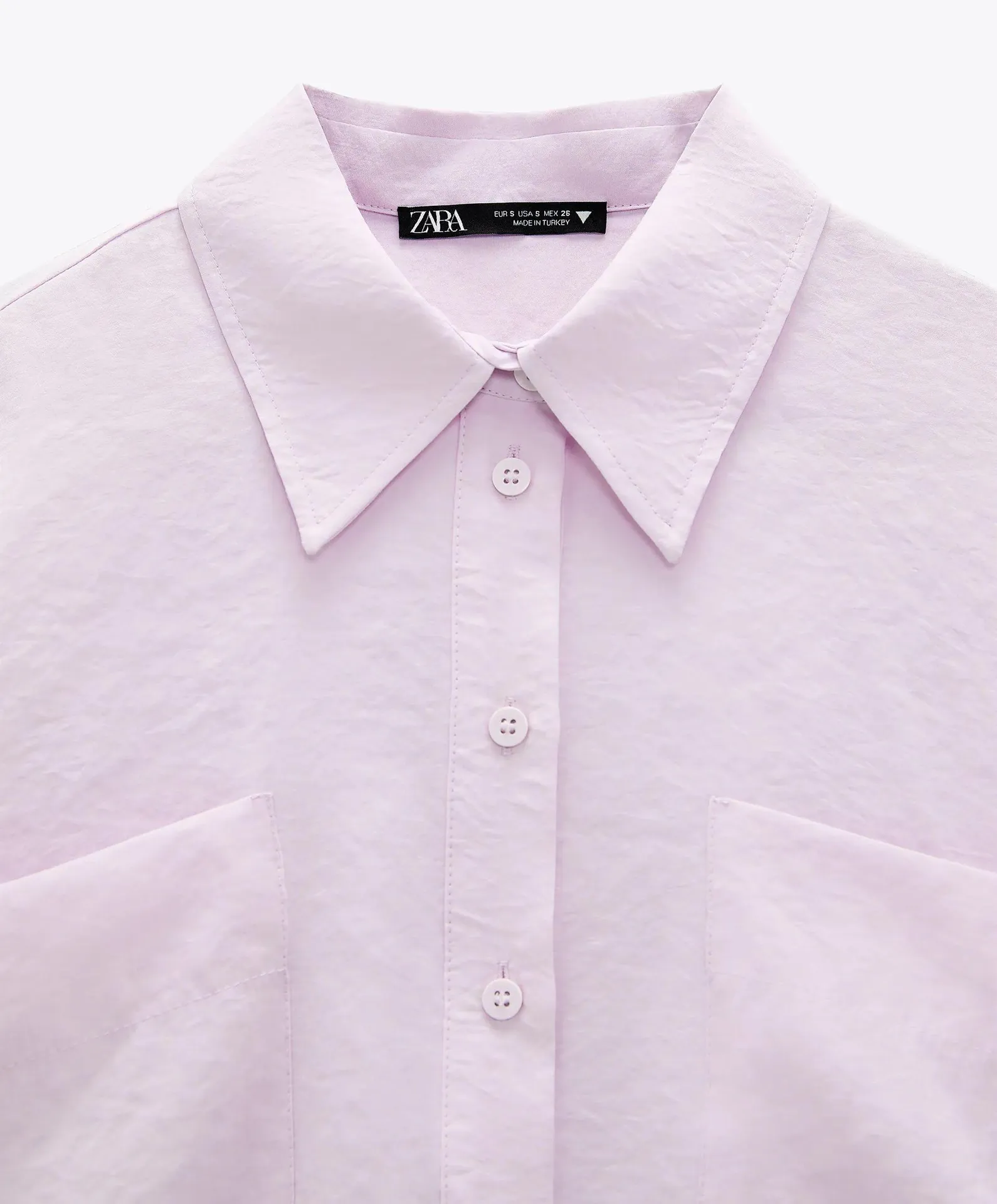 Flowy Shirt with Pockets, Size XS - Image 8