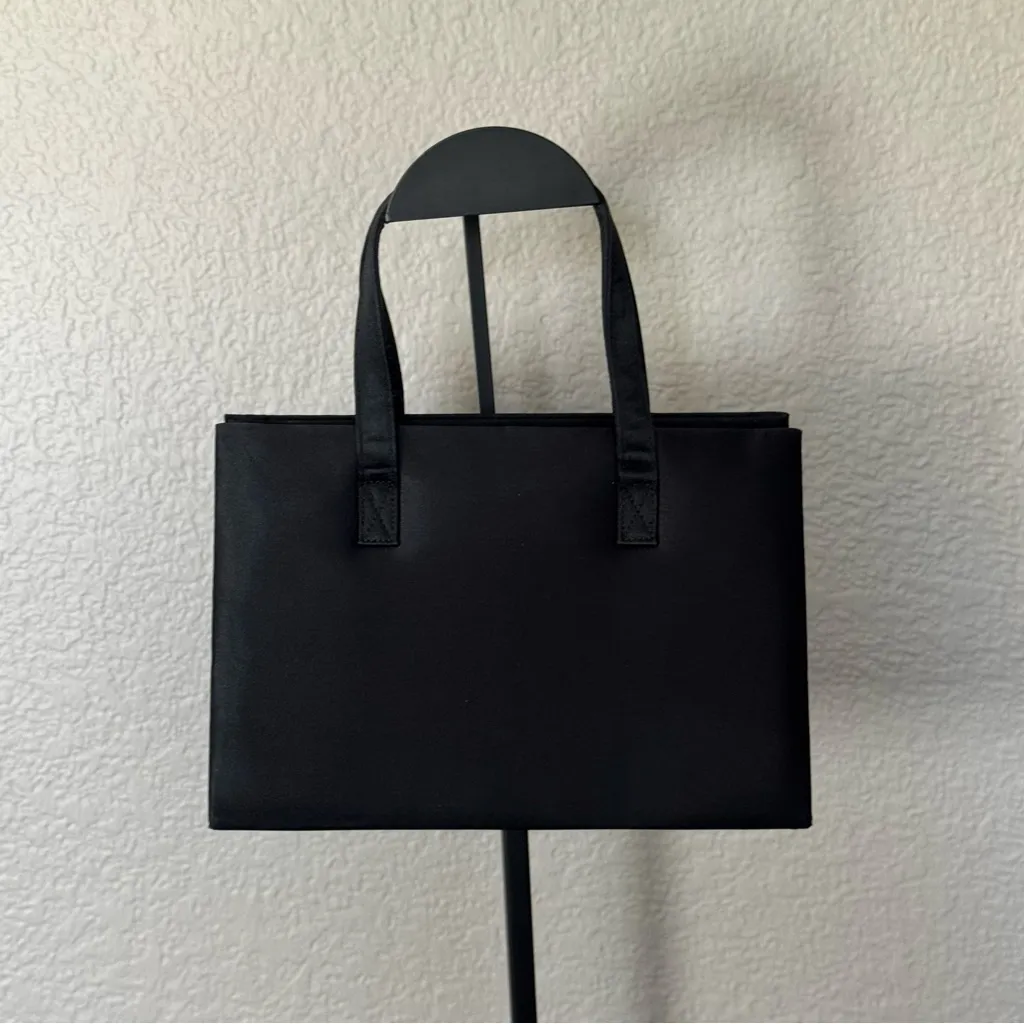 Evening Mini Black Tote Bag Crossbody - Image 3