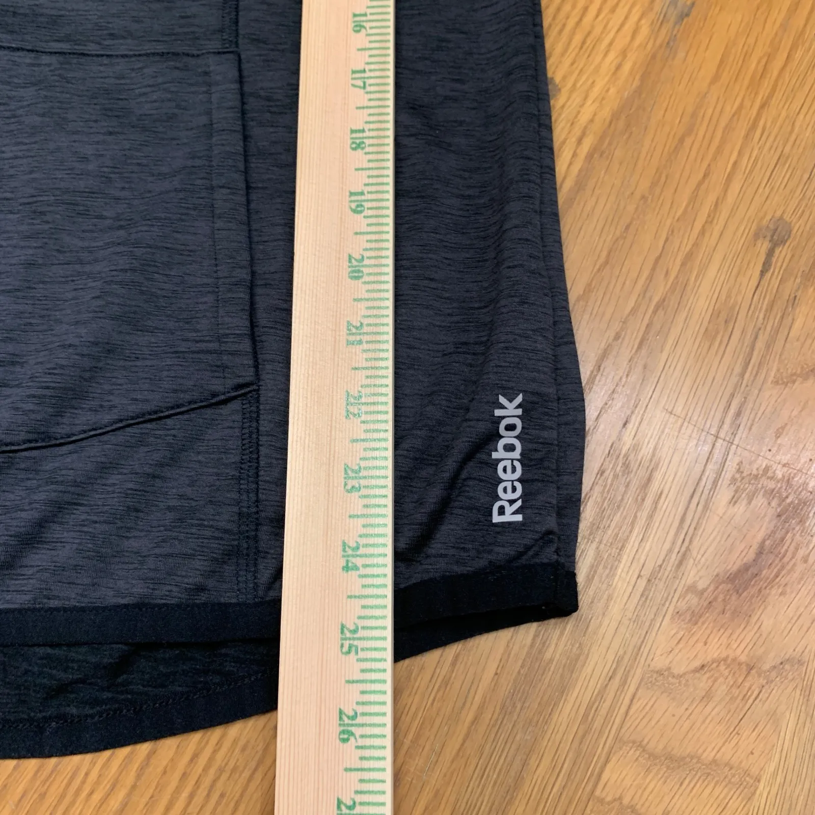 Reebok Women's Charcoal Heather Gray Hoodie Athletic Performance Pullover M - Image 5