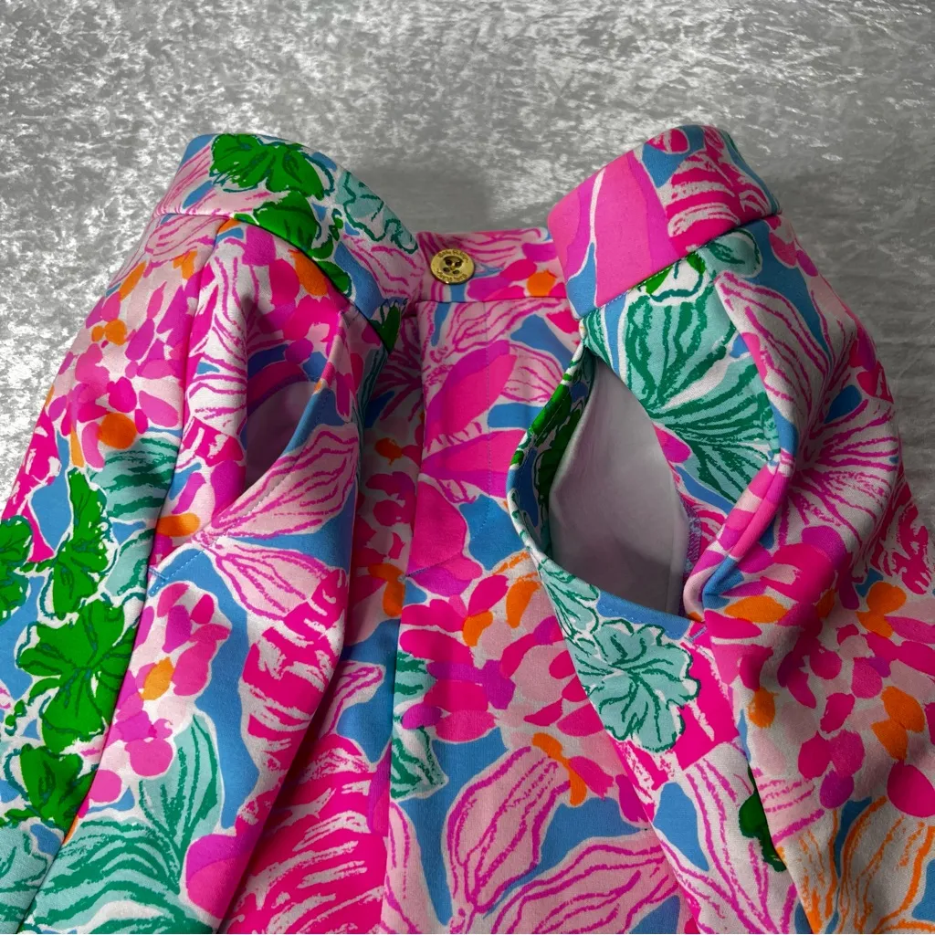 Lilly Pulitzer Colette Knit Skort Size 16 Multi Tigers Lair Pink Green Golf - Image 7
