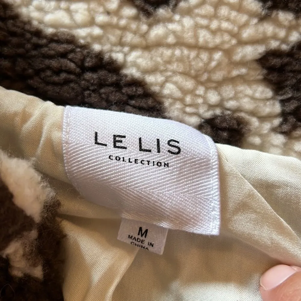 Le lis  animal print jacket M - Image 7