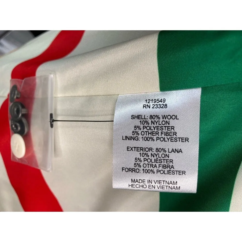 *New Pendleton Cascade Wool Coat Womens Lg Charcoal Gray Zip Snap Winter Outdoor - Image 12