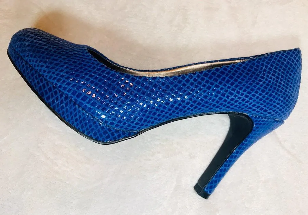 Moda Spana Lapis Snakeskin Heels - Image 5