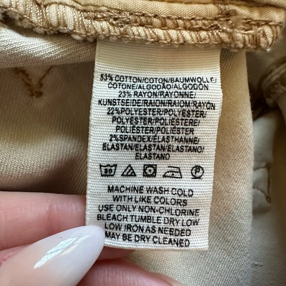 Free People  light tan skinny jeans size 28 - Image 7