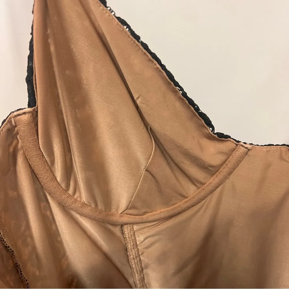 For Love And Lemons Vika Dress Black Lace Nude Illusion Mini Dress size US L - Image 10