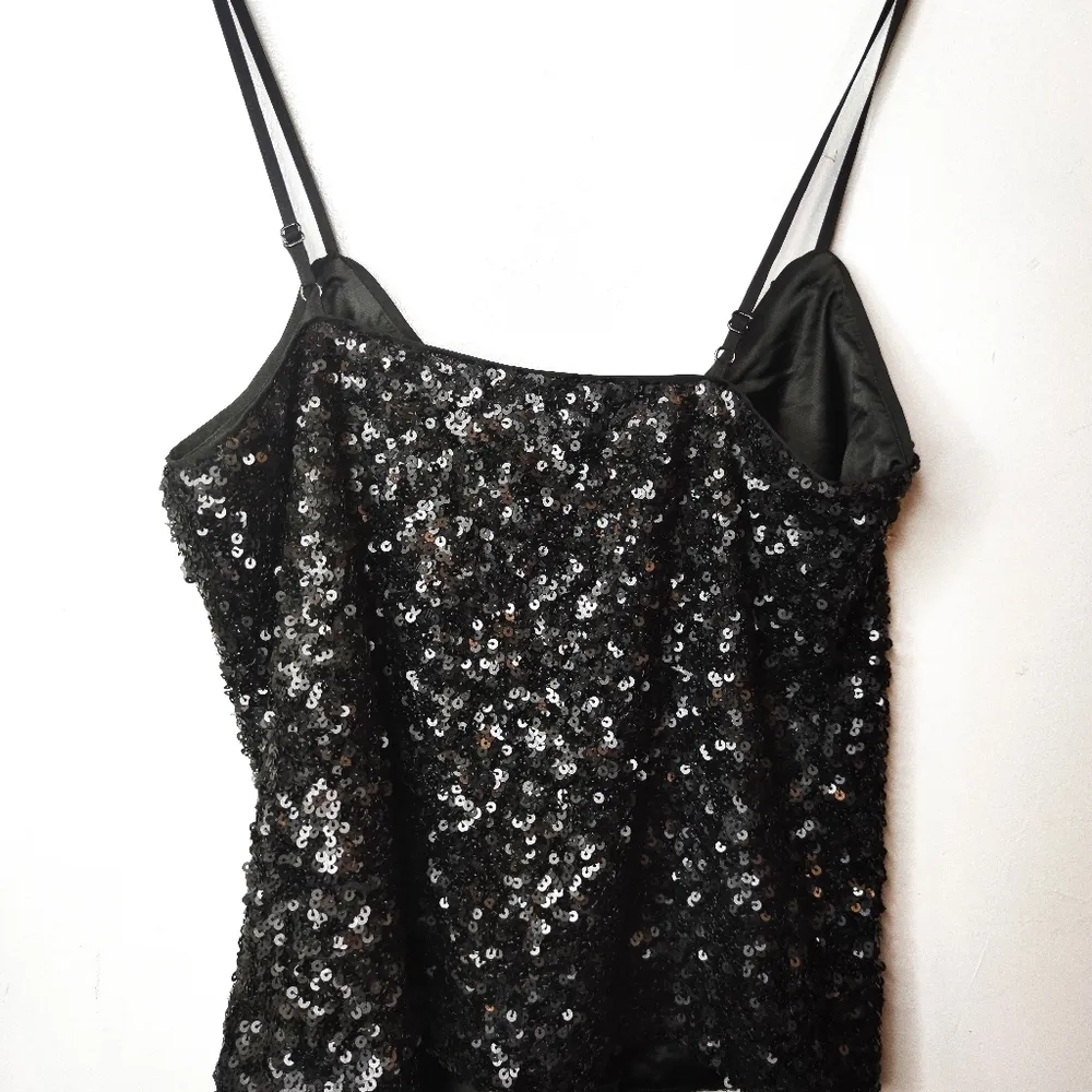 Black Sequin Camisole - Image 6