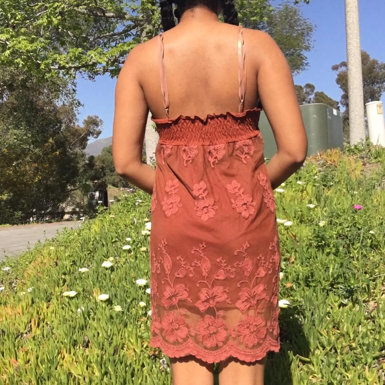 Blue Asphalt Floral Dress - Image 4