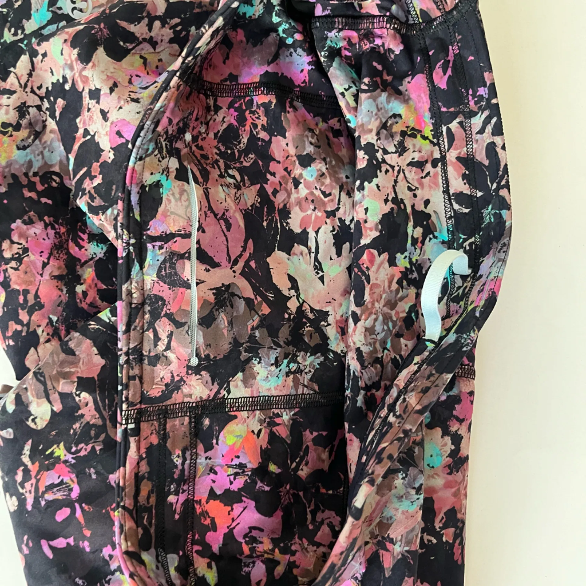 Lululemon Base Pace High Rise Shorts Floral 10 - Image 8
