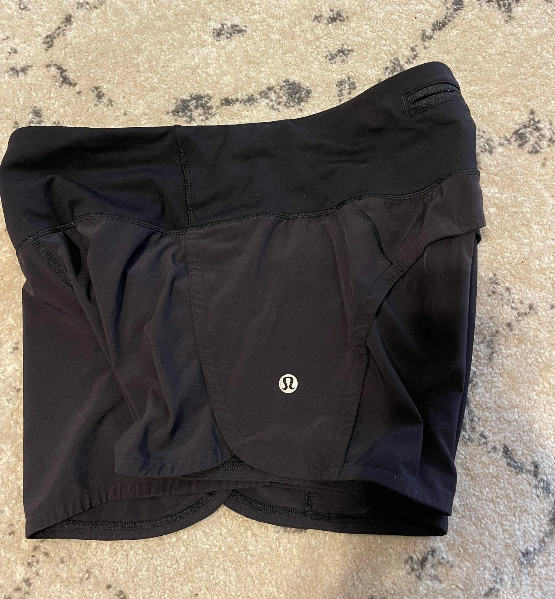 Lululemon Black Speed Shorts - Image 3