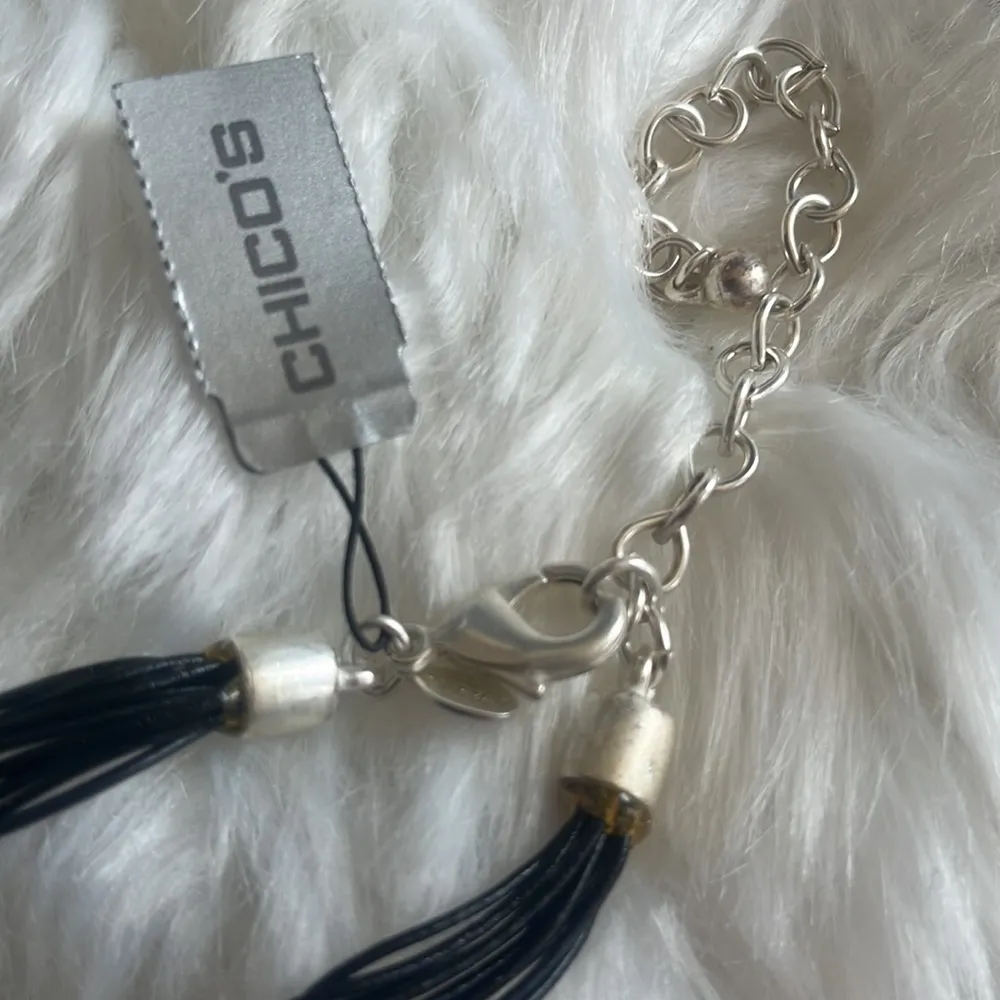 Patina silver tone necklace - Image 6