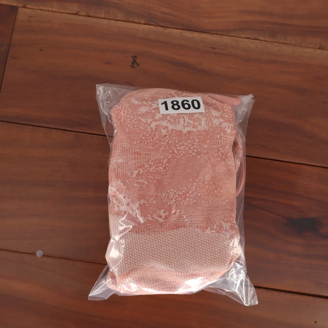 Gymshark Seamless Camo Sports Bra Coral Pink Size S Workout Athleisure - Image 5