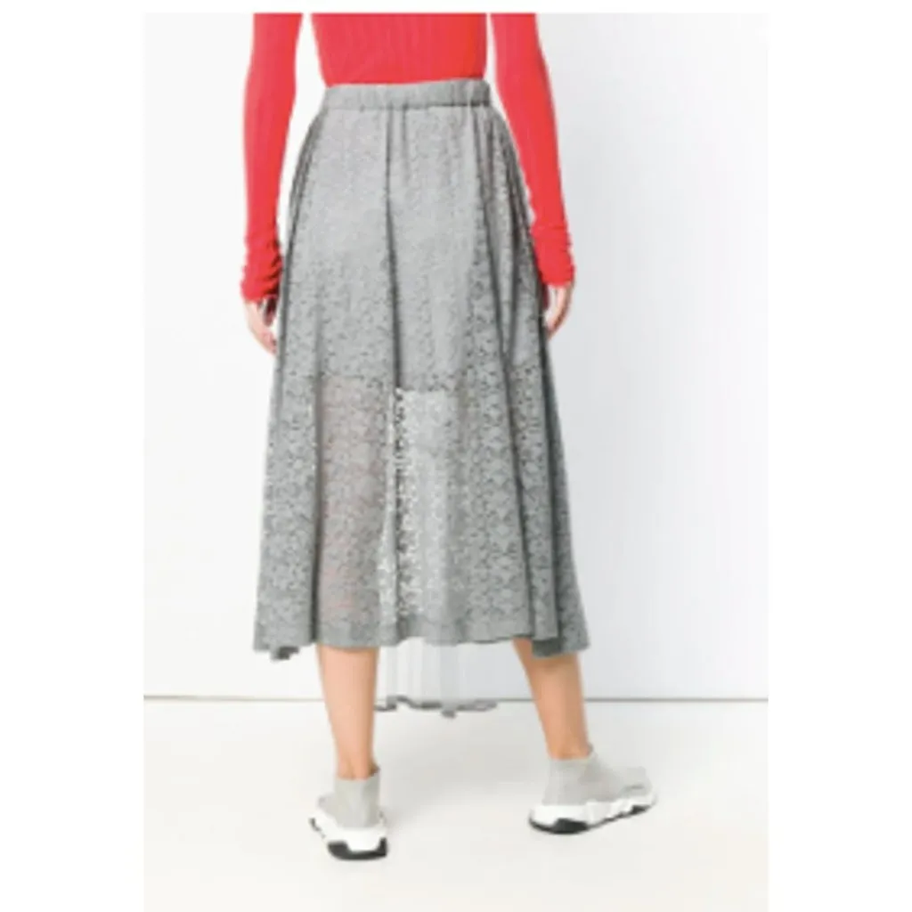 Stella McCartney embellished lace high-low skirt - Image 3
