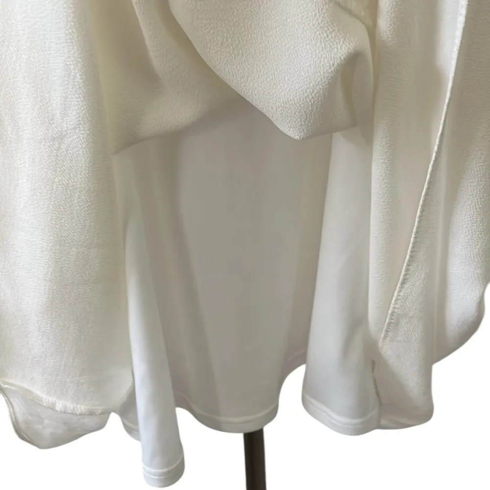 Moa Moa Cold Shoulder Flutter Sleeve Dress - Image 9