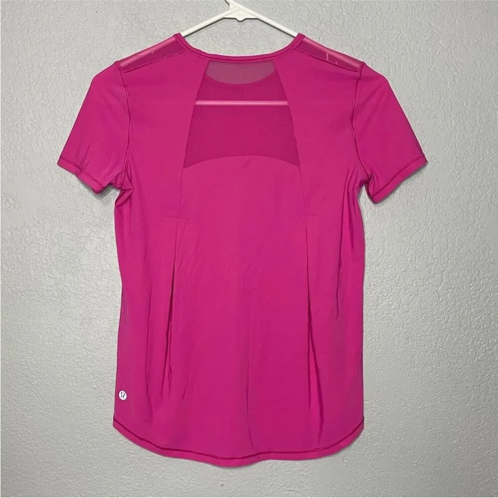 Lululemon Sculpt Short-Sleeve Shirt Sonic Pink Size Small - Image 2
