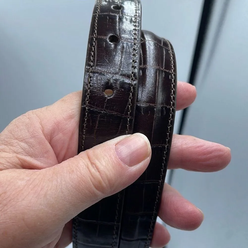 Brighton leather size 30 golfer’s buckle belt. - Image 8