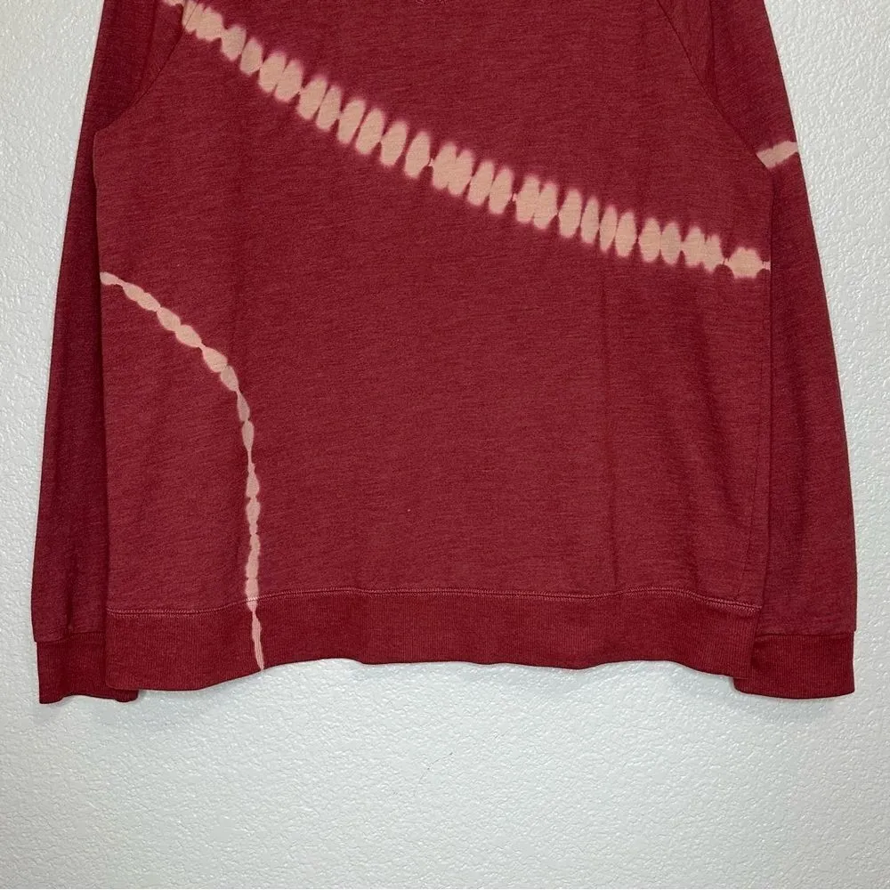 Sonoma  Red Tie Dye Crewneck Long Sleeves Sweatshirt - Image 5