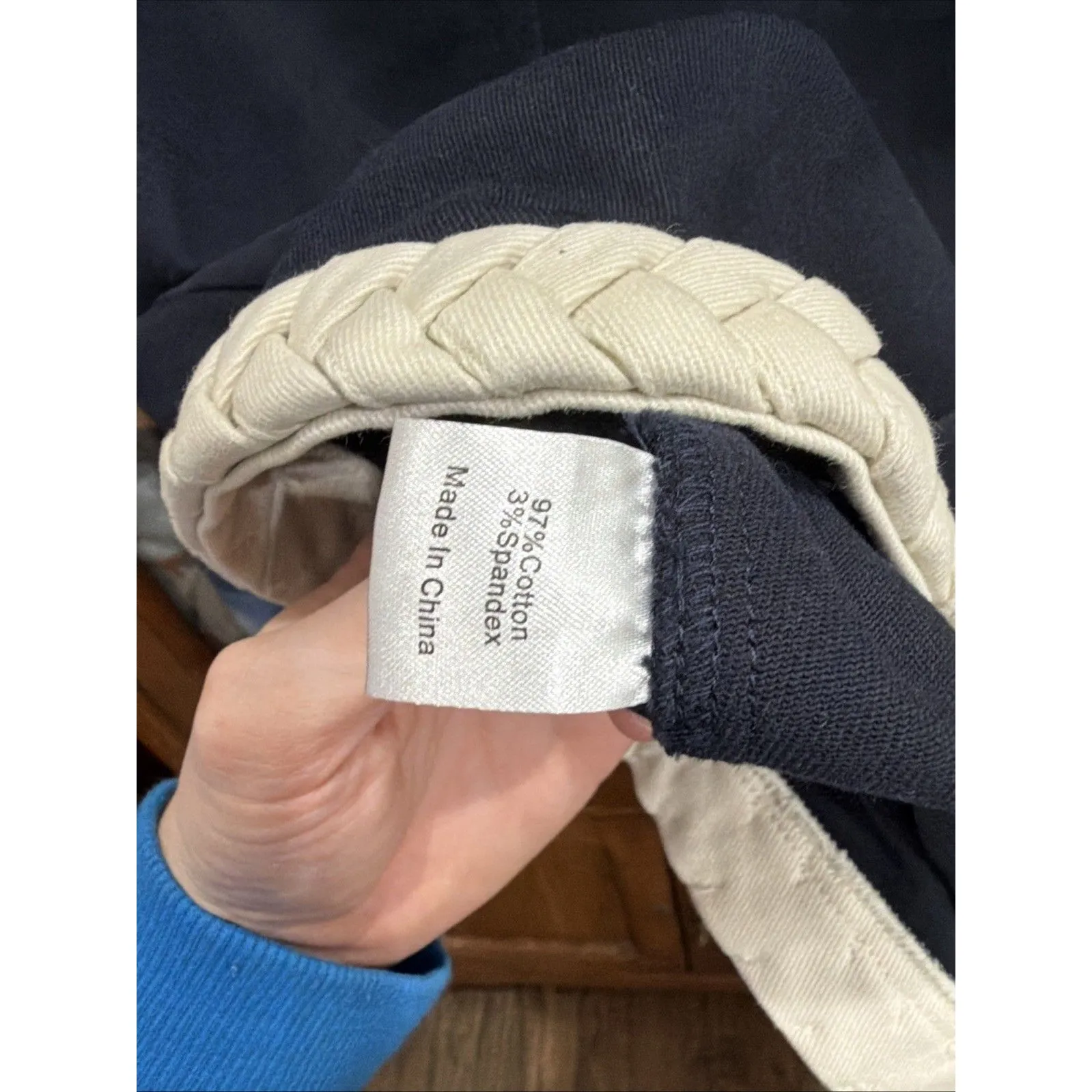 Tuckernuck  Navy Bow Olivia Dress Women’s Small Cotton Shift Mini - Image 6