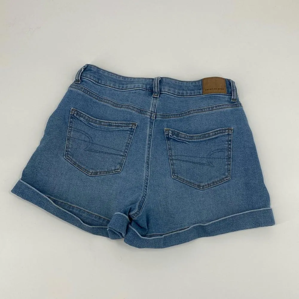 Trendy Women's High-Waisted Denim Shorts - Image 2