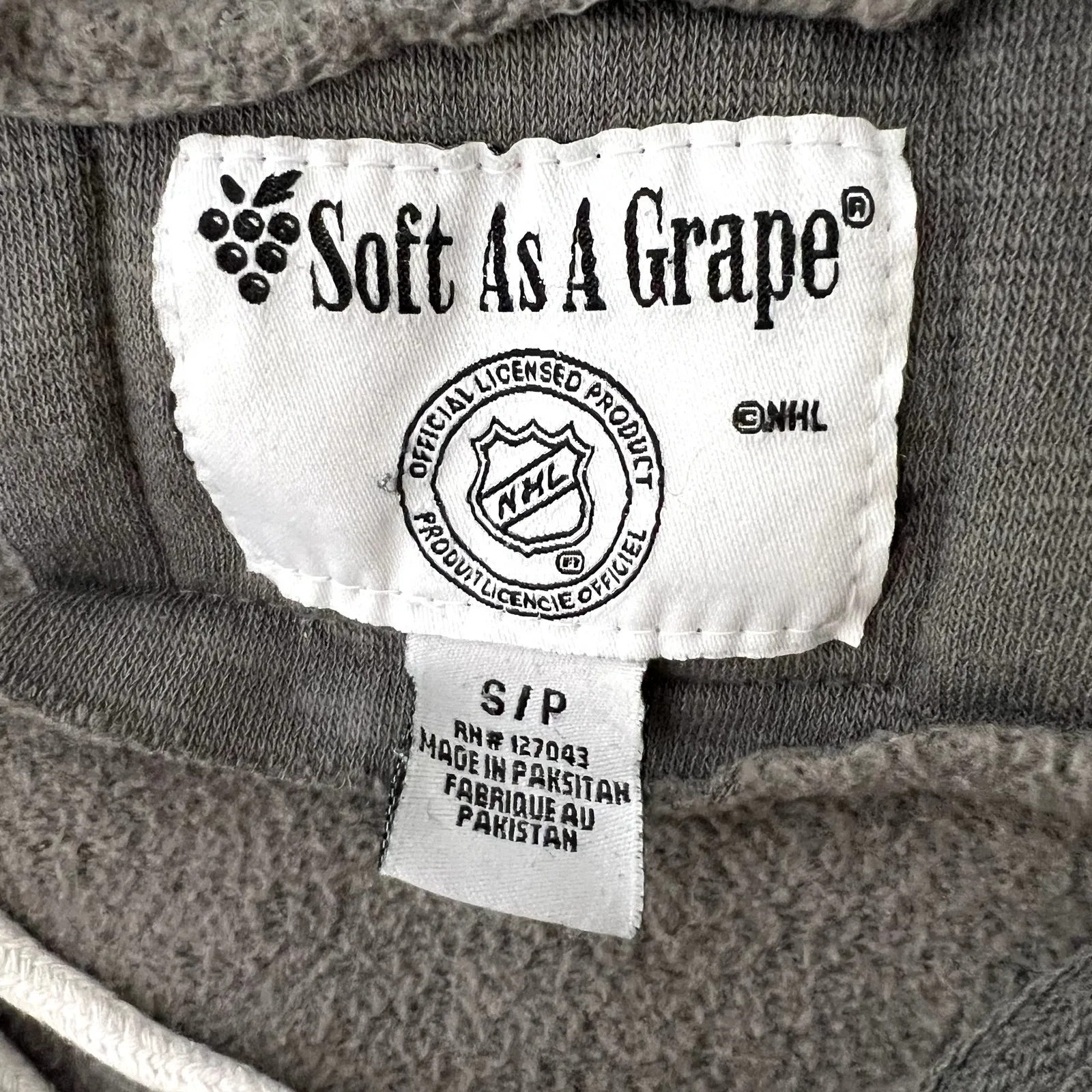 Boston Bruins Lace Up Gray Hooded Sweatshirt - Image 7