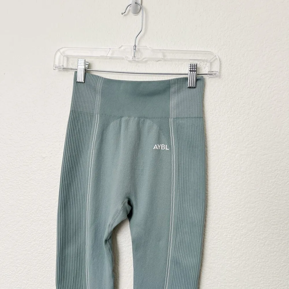 [AYBL] Teal Seamless Reflex Sports Bra & Legging Matching Set Size Small S - Image 6