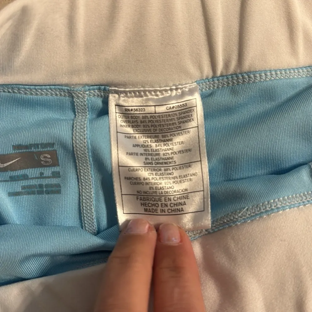 Nike Tennis Flowy‎ Skort, baby blue, size small - Image 7