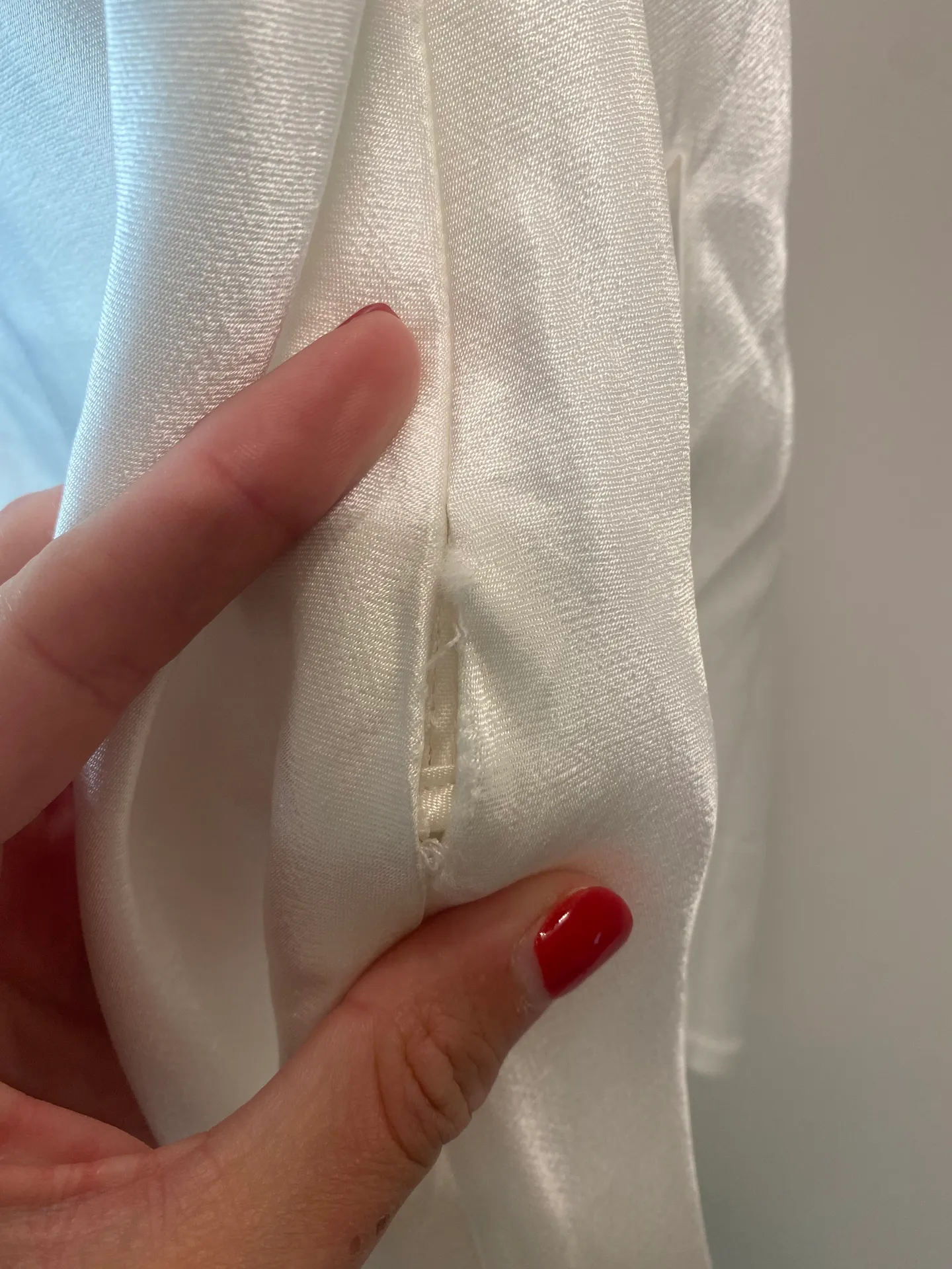 Giselle Off Shoulder Satin Mini Dress - Image 6