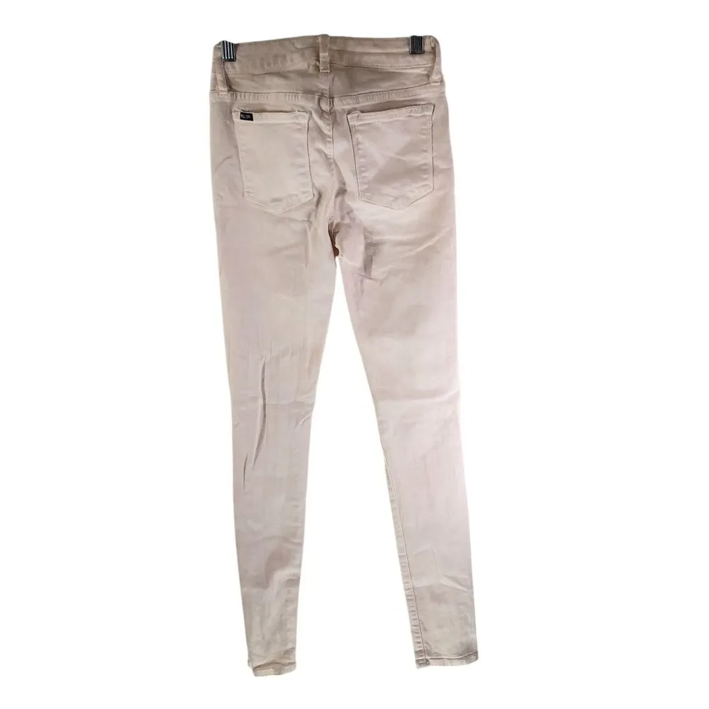 Kill City Clothing Womens Skinny Jeans Light Pink Goth Punk Size 24 - Image 3