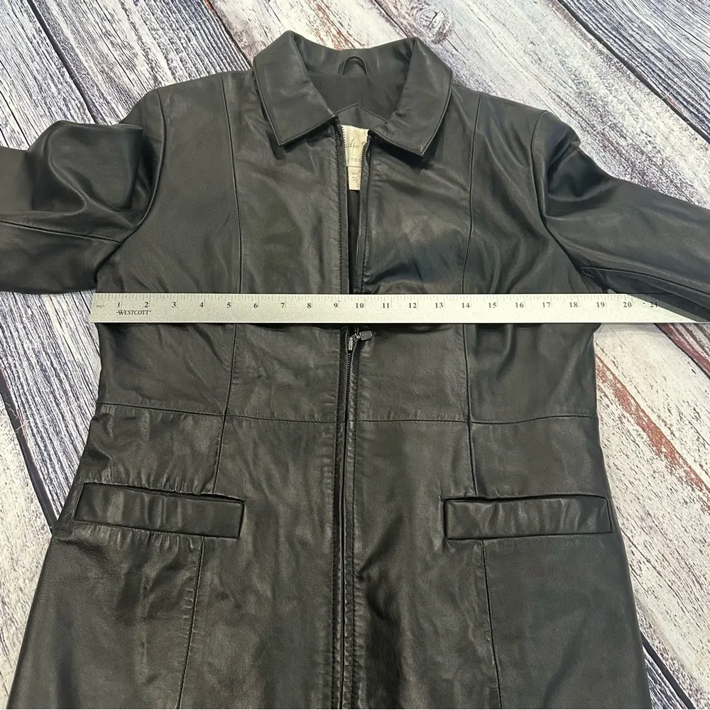 Studio Works Vintage 90’s  Genuine Leather Jacket​​ - Image 4