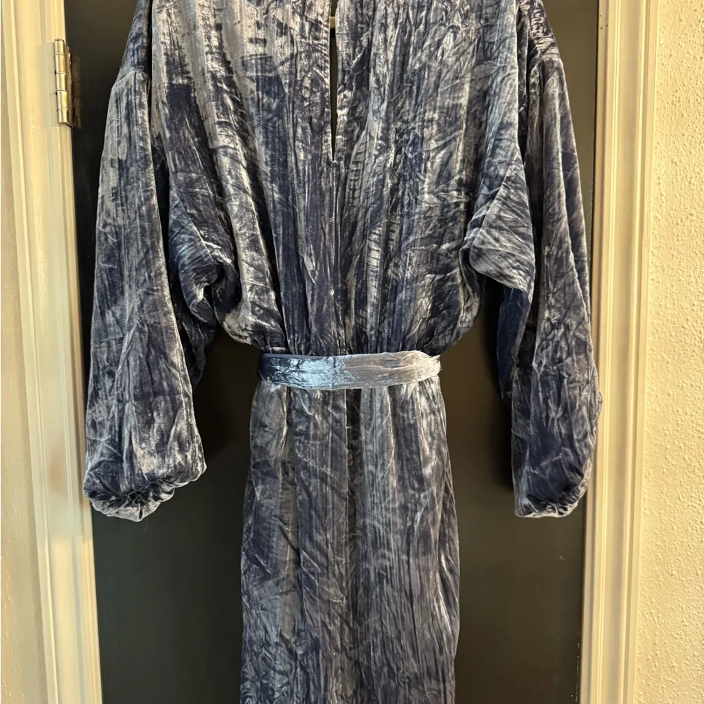 Sofia velvet wrap mini dress by Anthropologie - Image 5