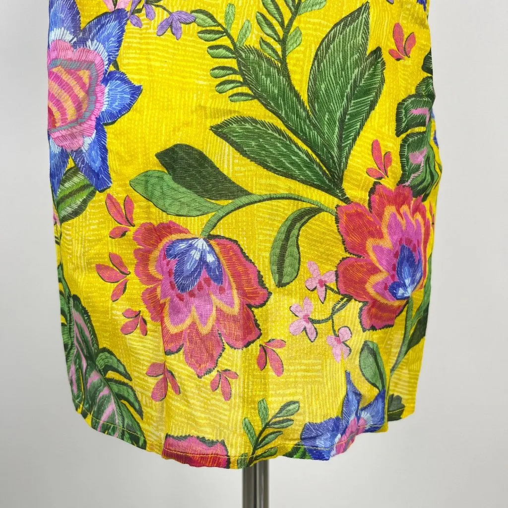 NWOT Johnny Was Cotton Short Sleeves Floral Pajama Top Womens Shirt Only Size S - Image 6