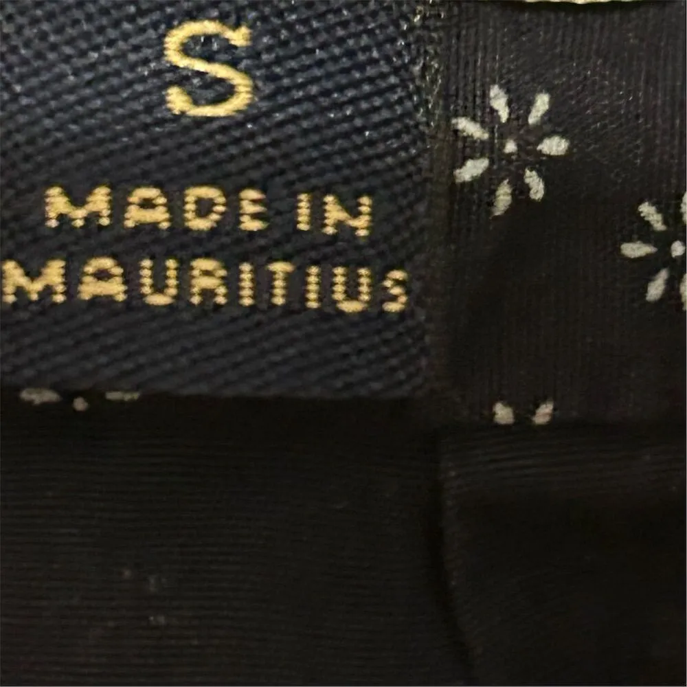 J.Crew Women’s S Blue Floral Short Sleeve Button - Image 11