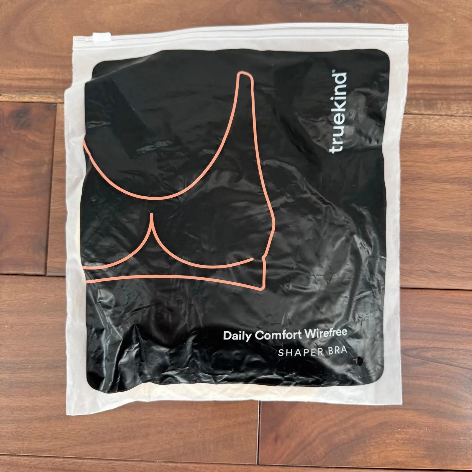 Truekind Daily Comfort Wirefree Shaper Bra Comfortable Support Black Size M - Image 2