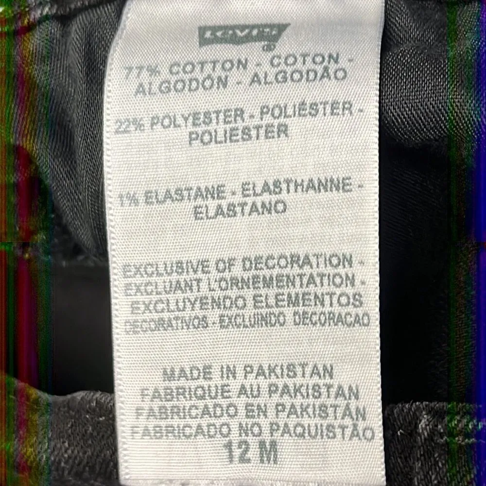 Levi’s 515 5-Pocket Black Boot Cut Jeans- Size 12M - Image 12