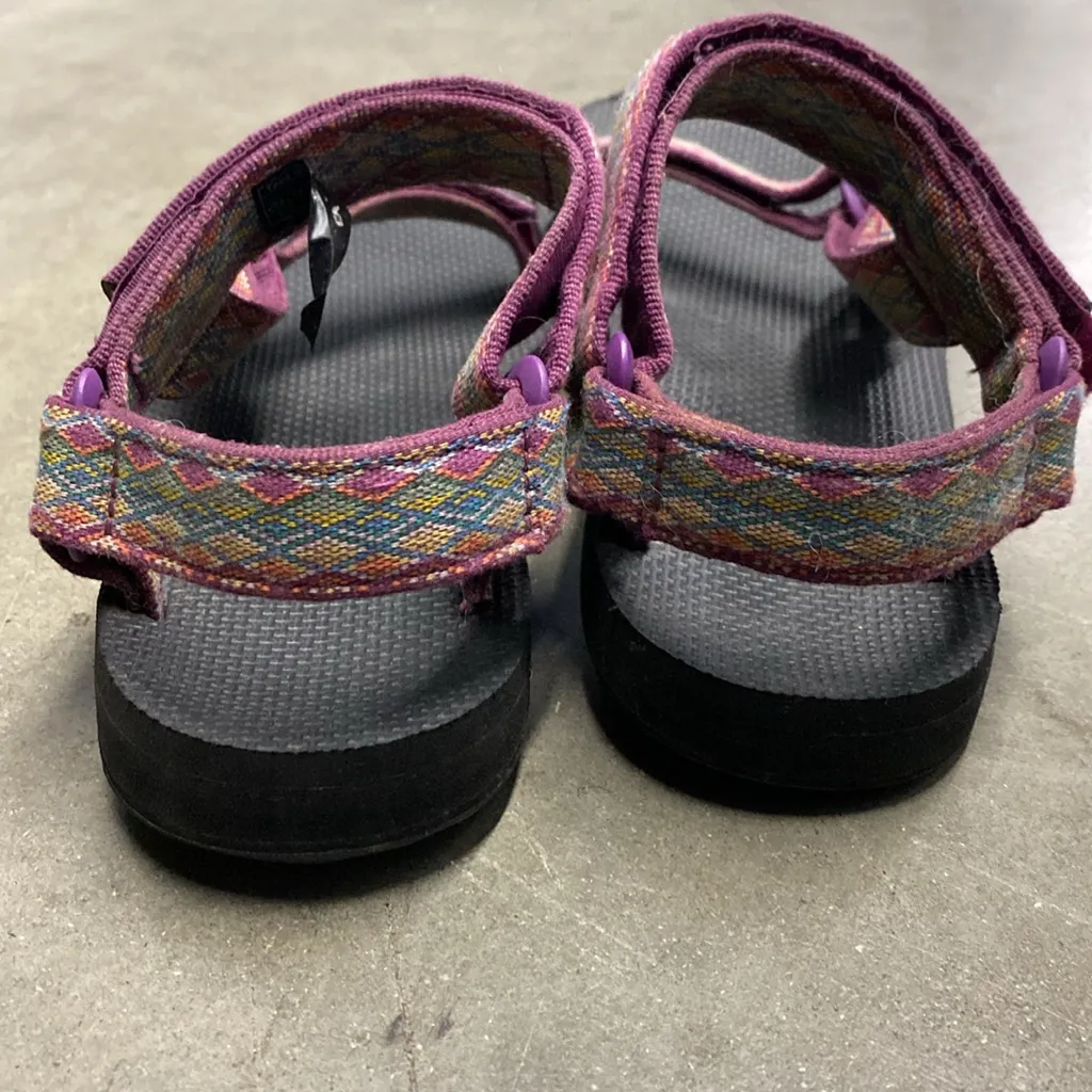 Teva Original Universal Hiking Outdoors Sandals purple tribal print 8 - Image 5