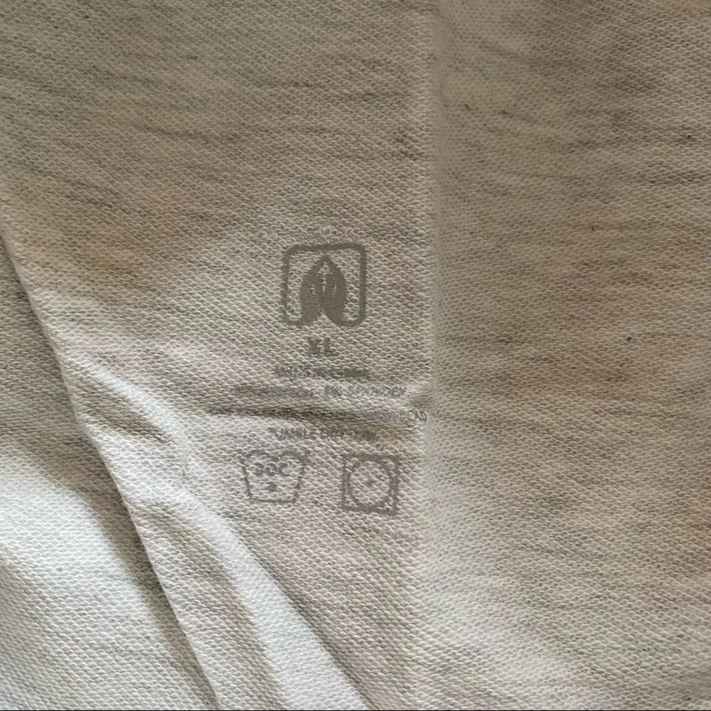 Namastetics Hoodie Athleisure NEW Activewear Pullover Lounge XL Grey Crop - Image 12